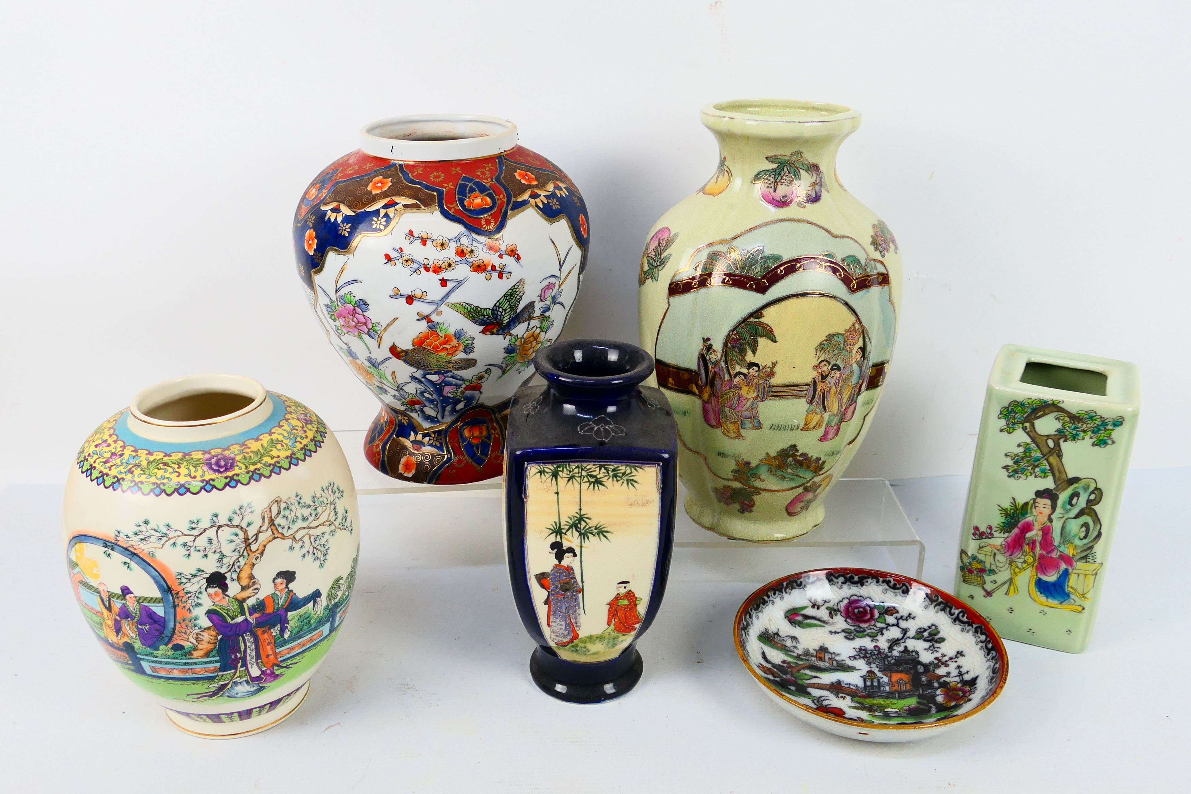 A collection of Oriental ceramics compri