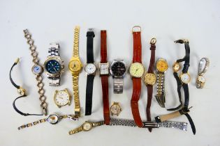 A collection of various wrist watches. [