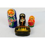 Russian Nesting Dolls - Three sets of fi