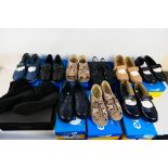 Ten boxed pairs of lady's shoes, all siz