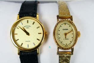 A boxed Rotary wrist watch and one other