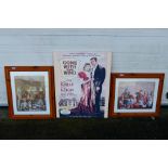 Two framed prints depicting Teddy bears