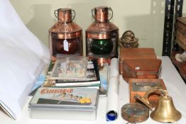 Collection of nautical interest and Titanic memorabilia.