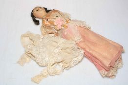 Georgian wax head doll
