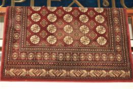 Turkish Afghan carpet, 2.30m by 1.60m.