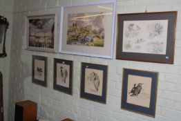 E Charles Simpson, Barnard Castle, watercolour, Transporter Bridge, oil painting, David Cemmick,