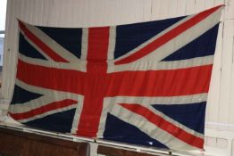 Large vintage union jack, 4.23m by 2.00m approx.