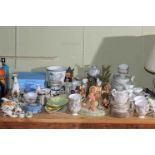 Collection of Pendelfin, decorative porcelain, teawares, collectors plates, etc.