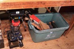 Collection of tools, Craft power bench drill, etc.