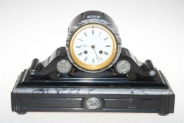 Guy Vicario c1800 French mantel clock, 25cm high.