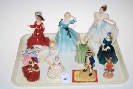 Nine Royal Doulton ladies including Lindsay, Celeste and Cherie,