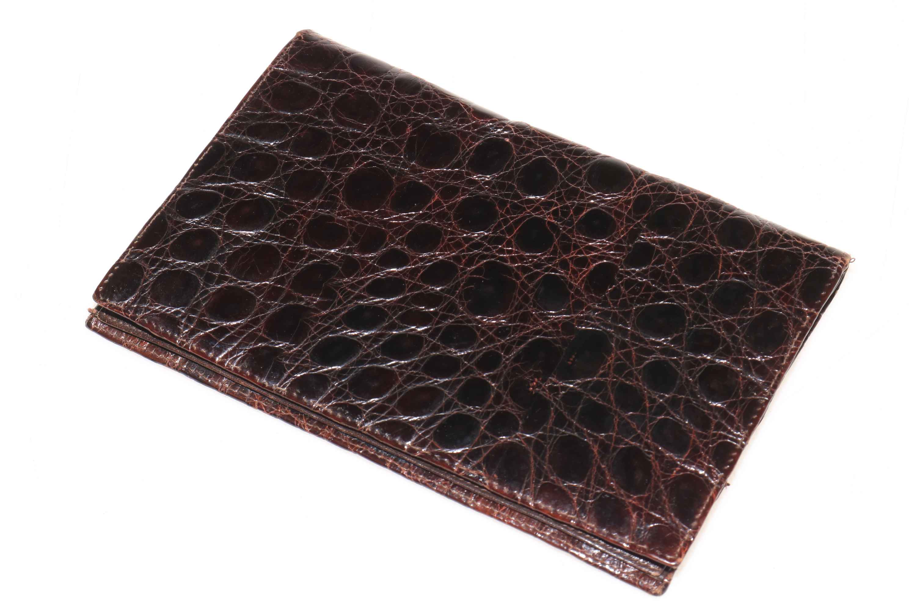Alligator skin wallet, 17cm by 11.5cm. - Image 2 of 2