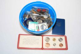 Tin of coinage.