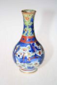 19th Century Chinese porcelain vase decorated with figures in landscape, six-character mark to base,