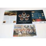The Battle of Waterloo 1815-2015 200 Year Anniversary six coin proof set to include five bronze