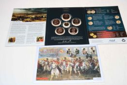 The Battle of Waterloo 1815-2015 200 Year Anniversary six coin proof set to include five bronze