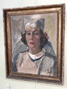 Herbert Holt, Portrait of Nurse Renee Warburton, Wife of A/C P.