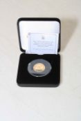 Jubilee Mint - The 95th Birthday of Queen Elizabeth II Solid 22 carat gold proof coin in box with