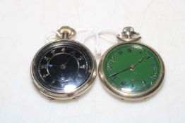 Two Oriental pocket watches.