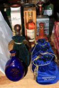 Collection of spirits including Otard Cognac 100cl, James McAllisters 1991 Single Malt 70cl,