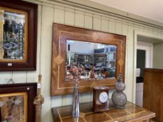 Barker & Stonehouse Flagstone rectangular bevelled wall mirror, 120cm by 90cm.