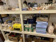 Large collection of Ringtons including boxed pieces, Wedgwood collectors plates, etc.