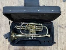 Virtuosi CR-08915 trumpet in case.
