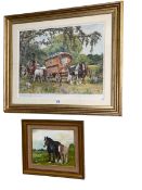 DM & EM Alderson, Horse & Foal, watercolour, signed and dated 1982, 21.5cm by 26.