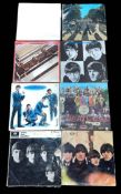 Collection of Beatles LP's including The White Album, Abbey Road, Sgt Pepper etc,