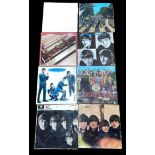 Collection of Beatles LP's including The White Album, Abbey Road, Sgt Pepper etc,