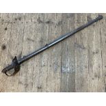 Victorian British Officers sword marked E. Thurkle, Soho, London, blade 83cm.