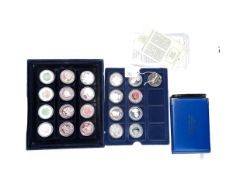 HM Queen Elizabeth the Queen Mother 20 coin silver proof collection,