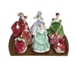 Three Coalport ladies: Henrietta, Christina and Heather,