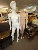 Male and Female shop mannequins (2).