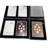 Two Royal Mint 2008 United Kingdom 'Royal Shield of Arms' inc proof collection and a silver proof