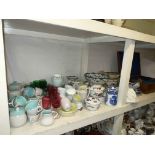 Masons Chartreuse, Royal Worcester Evesham, Poole pottery teawares, cutlery box, Pye radio, etc.