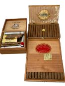 Three boxes of cigars.