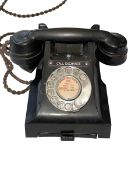 Vintage Bakelite telephone.