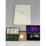 Rotary 9 carat gold watch presented to Douglas Chilton by Henry Pease & Co Ltd 1963,