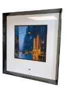 Mark Harrison, Radio City, limited edition giclee print, in glazed frame with COA verso,