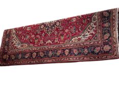 Fine 20th Century hand knotted Iranian Tabriz carpet 3.46 by 2.52.