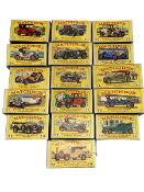 Collection of sixteen Matchbox Models of Yesteryear Y-1 to Y016 1904 Spyker Tourer.