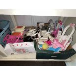 Collection of Barbie Dolls, Ken Dolls, Barbie accessories including clothes, furniture, etc.