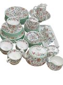 Collection of Minton Haddon Hall china, over 60 pieces.