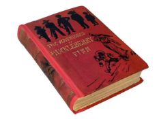 Mark Twain, The Adventures of Huckleberry Finn, printed by Spottiswoode & Co,
