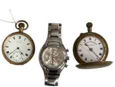 Amadeus gents wristwatch and two pocket watches (3).