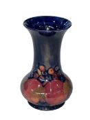 Moorcroft Pomegranate vase, 18cm.