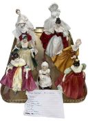 Nine Royal Doulton ladies including Elegance, Fair Lady, Sara, Carol, etc.