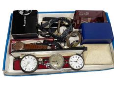 Collection of watches including silver pair cased by Reids, Newcastle upon Tyne.