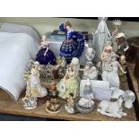 Collection of five Lladro, Nao, Hummel, USSR horse, Compton and Woodhouse, figurines, etc.